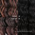 Extensions de cheveux synthétiques Faux Locs Curly Ocean Wave